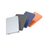 Magnetische Powerbank mit kabelloser Ladefunktion, 15 W, 5.000 mAh farbe schwarz Ansicht in verschiedenen Farben