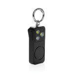 Kompakter persönlicher Alarm, per USB-C wiederaufladbar, mit LED-Licht 150 dB farbe schwarz
