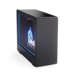 Transparenter kabelloser Lautsprecher mit integrierter RGB-Beleuchtung und USB-C 5W farbe schwarz