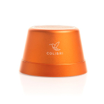 Kompakter Magnetlautsprecher mit IPX4-Schutz 5W 500mAh farbe orange Ansicht mit Logo