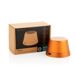 Kompakter Magnetlautsprecher mit IPX4-Schutz 5W 500mAh farbe orange Ansicht mit Box
