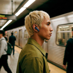 Kabellose Bluetooth-6.0-Kopfhörer mit Touch-Steuerung, 30 mAh farbe blau Lifestyle-Bild