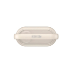 Kompakter kabelloser Lautsprecher mit integriertem Mikrofon, 10 W farbe beige Ansicht mit Logo