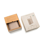 Kompakter kabelloser Lautsprecher mit integriertem Mikrofon, 10 W farbe beige Ansicht mit Box