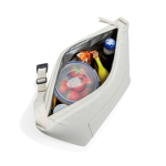 Kühltasche mit verstellbarem Schultergurt und Fronttasche 8 L farbe beige fünfte Ansicht