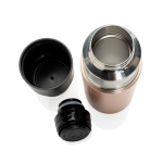 Thermoflasche mit integrierter Bechertasse, auslaufsicher und vakuumisoliert 500 ml farbe taupe vierte Ansicht