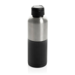 Auslaufsichere Flasche mit Trageschlaufe und Schraubdeckel 750 ml farbe schwarz