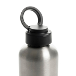 Auslaufsichere Flasche mit Trageschlaufe und Schraubdeckel 750 ml farbe schwarz sechste Ansicht