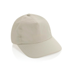 Leichte und atmungsaktive 5-Panel-Kappe aus recyceltem Nylon farbe beige