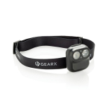 Stirnlampe mit Bewegungssensor GearX 800 mAh farbe schwarz