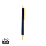 Ergonomischer Dreikant-Kugelschreiber mit Soft-Touch, blaue Tinte farbe marineblau