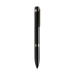 Metallkugelschreiber mit sanfter Drehmechanik Swiss Peak 1200 m blaue Tinte farbe schwarz