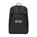 Laptop-Rucksack mit Fächern und 16 l Fassungsvermögen Swiss Peak 15,6” farbe schwarz Ansicht mit Druckbereich