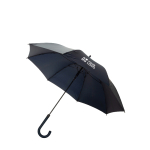 Urbaner Regenschirm mit Automatiköffnung und Glasfaser Ø120 farbe marineblau Ansicht mit Druckbereich