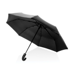 Automatischer Taschenschirm 21'' Griff aus mattem Kunstleder Ø108 farbe schwarz