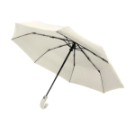 Automatischer Taschenschirm 21'' Griff aus mattem Kunstleder Ø108 farbe beige