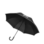 Regenschirm Automatiköffnung Glasfaser Swiss Peak 30'' Ø150 farbe schwarz Ansicht mit Druckbereich