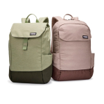 Urbaner Rucksack mit Laptopfach Thule Lithos 14'' 16L farbe grün Ansicht in verschiedenen Farben