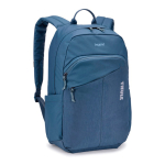 Laptop-Rucksack mit gepolstertem Fach 23 l 16” Thule Indago farbe blau Ansicht mit Logo