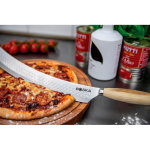 Boska Pizza- und Käsemesser aus Edelstahl mit Doppelgriff farbe silber Lifestyle-Bild 2