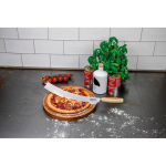 Boska Pizza- und Käsemesser aus Edelstahl mit Doppelgriff farbe silber Lifestyle-Bild 4