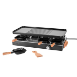 Tischraclette mit wendbarer Antihaftplatte Boska farbe schwarz
