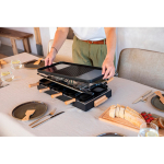 Tischraclette mit wendbarer Antihaftplatte Boska farbe schwarz Lifestyle-Bild 3