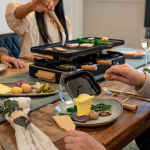 Tischraclette mit wendbarer Antihaftplatte Boska farbe schwarz