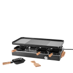 Tischraclette mit wendbarer Antihaftplatte Boska farbe schwarz Ansicht mit Druckbereich