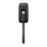 Personalisierbare Powerbank mit Schnellladung 10000 mAh Anker farbe schwarz sechste Ansicht