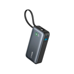 Personalisierbare Powerbank mit Schnellladung 10000 mAh Anker farbe schwarz
