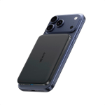 Ultraflache Powerbank mit kabellosem Laden 15W 5000 mAh Anker Nano farbe schwarz zweite Ansicht