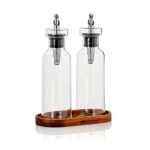 Öl- und Essig-Dosierer-Set 4-in-1 300 ml AdHoc farbe transparent