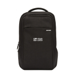 Laptop-Rucksack mit Schnellzugriff und Tragegriff oben 16” Incase Icon farbe schwarz Ansicht mit Druckbereich