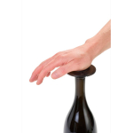 Ultradünner, wiederverwendbarer, auslaufsicherer Champagnerverschluss AdHoc Gusto farbe schwarz achte Ansicht