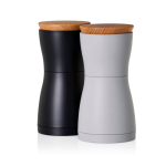 Salz- und Pfeffermühlen-Set mit Aromaschutzdeckel AdHoc farbe schwarz