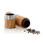 Doppel-Salz- und Pfeffermühle aus Akazienholz AdHoc Duomill farbe braun dritte Ansicht