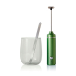 Matcha-Set in Box mit Glasbecher und Aufschäumer 250 ml AdHoc Chado farbe grün