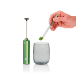 Matcha-Set in Box mit Glasbecher und Aufschäumer 250 ml AdHoc Chado farbe grün vierte Ansicht
