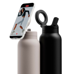 Thermoflasche mit magnetischem Ring für Handy MagSafe® 710 ml Ringo Pro farbe schwarz Ansicht in verschiedenen Farben