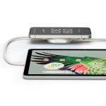2-in-1-Ladekabel USB-C auf USB-C aus Aluminium, 15 W, Zens Pro 2 farbe weiß dritte Ansicht