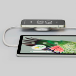 2-in-1-Ladekabel USB-C auf USB-C aus Aluminium, 15 W, Zens Pro 2 farbe weiß Lifestyle-Bild 2