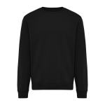 Unisex-Sweatshirt aus Fleece mit Rundhalsausschnitt in Modern Fit, 340 g/m², Iqoniq Torla farbe schwarz