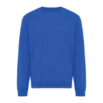 Unisex-Sweatshirt aus Fleece mit Rundhalsausschnitt in Modern Fit, 340 g/m², Iqoniq Torla farbe köngisblau