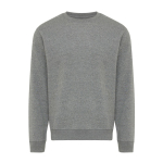 Unisex-Sweatshirt aus Fleece mit Rundhalsausschnitt in Modern Fit, 340 g/m², Iqoniq Torla farbe grau mamoriert