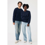 Unisex-Sweatshirt aus Fleece mit Rundhalsausschnitt in Modern Fit, 340 g/m², Iqoniq Torla farbe marineblau