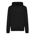 Unisex-Kapuzenpullover aus angerautem Sweatstoff, 340 g/m², Iqoniq Joshua farbe schwarz