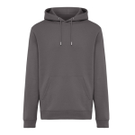 Unisex-Kapuzenpullover aus angerautem Sweatstoff, 340 g/m², Iqoniq Joshua farbe mattsilber