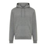 Unisex-Kapuzenpullover aus angerautem Sweatstoff, 340 g/m², Iqoniq Joshua farbe grau mamoriert