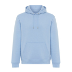 Unisex-Kapuzenpullover aus angerautem Sweatstoff, 340 g/m², Iqoniq Joshua farbe cyan-blau